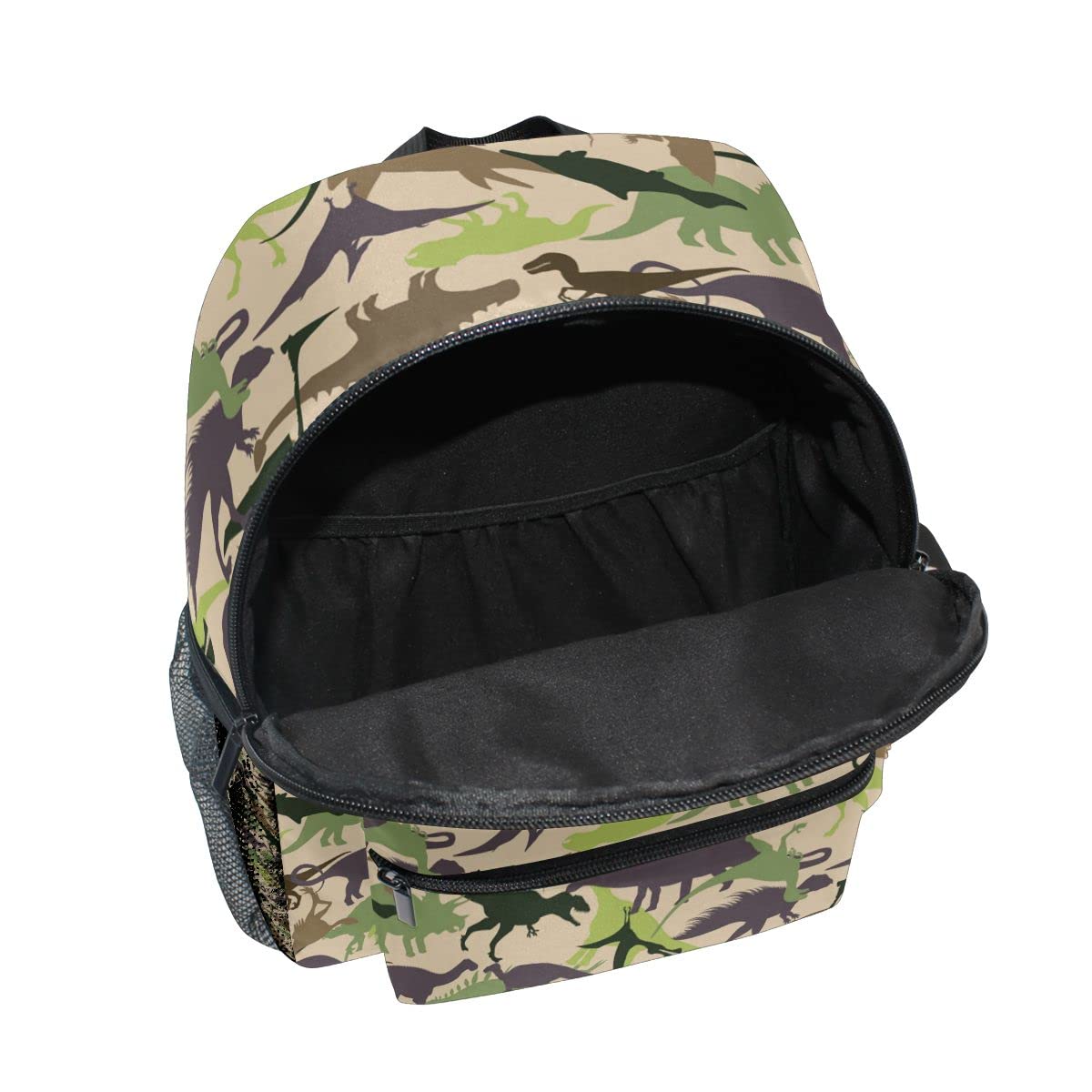 Custom Personalized Preschool Backpack with Adjustable Chest Strap - Dinosaur Camouflage Print Daycare Bag for Toddlers | Perfect for Nursery, Daycare & Travel Diaper Bag