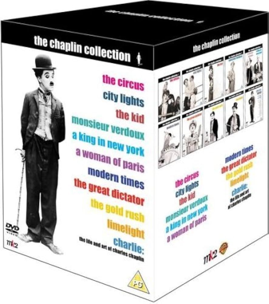 Charlie Chaplin Complete Movie Collection Box Set [DVD] - Classic Comedy Films for Movie Nights & Film Enthusiasts