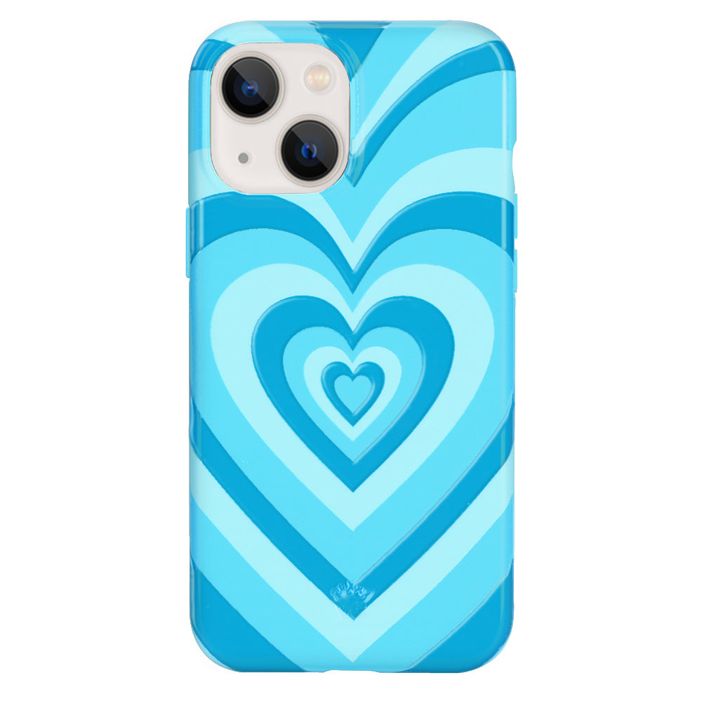 Cute Blue Sweethearts iPhone Case - Trendy & Protective Phone Cover for iPhone 13/12/11/X - Perfect for Valentine's Day, Gifts & Everyday Use