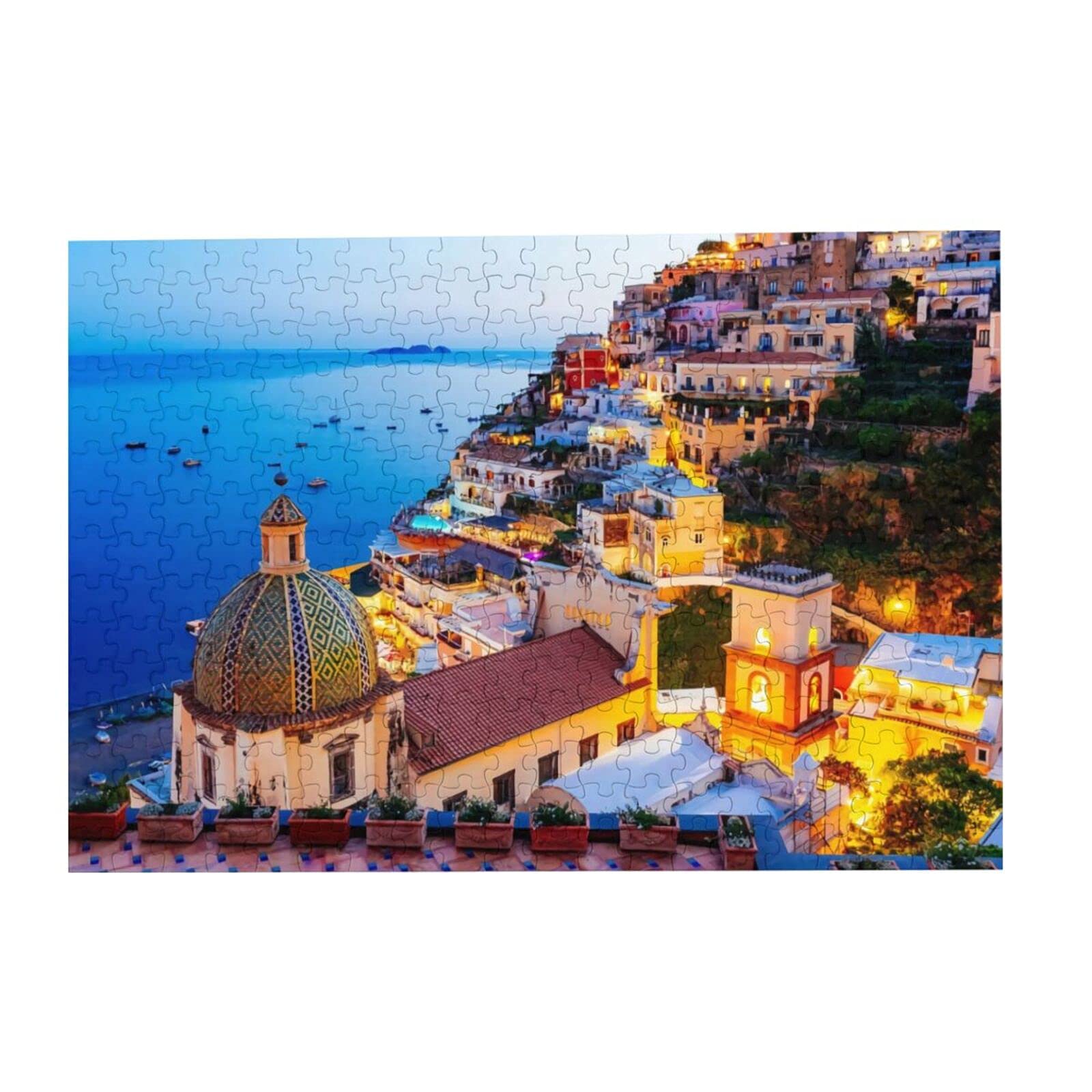 300-Piece Wooden Jigsaw Puzzle for Adults & Kids - Large Twilight-Themed Puzzle Game, Creative Wall Art & Home Decor Gift for Teens, Stress Relief & Family Fun Activity