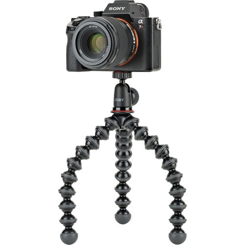 JOBY GorillaPod 1K Compact Flexible Tripod with Ball Head - Lightweight Travel Tripod for Smartphones, DSLR Cameras & Action Cameras - Perfect for Vlogging, Photography & Outdoor Adventures