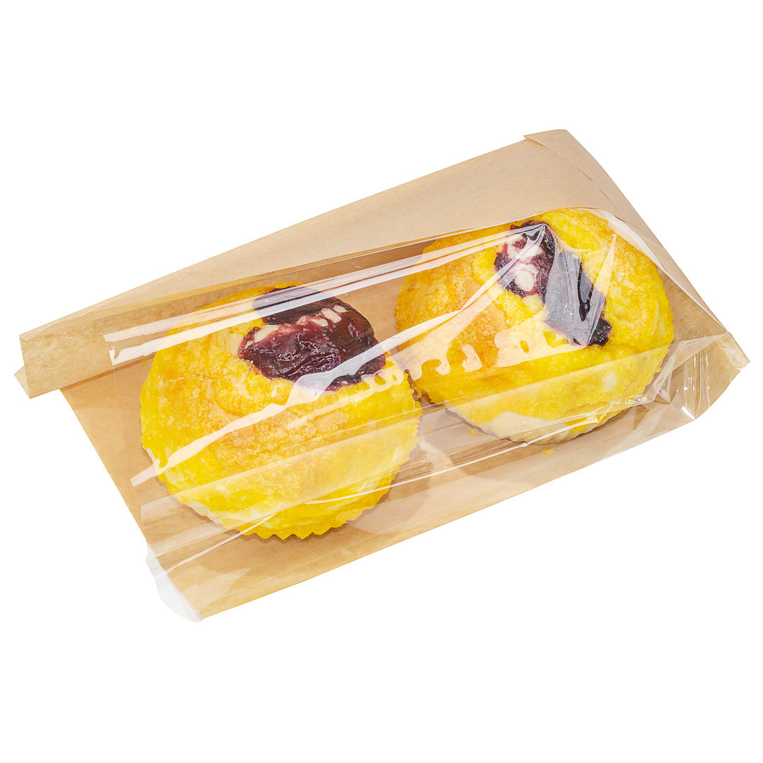 Eco-Friendly Kraft Paper Bread Bags with Side Window - 6