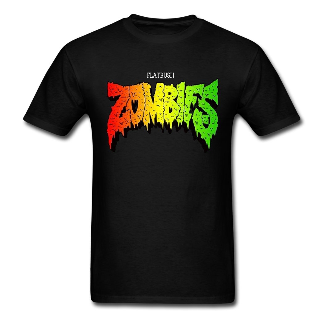 CHILL Printed Men's Flatbush Zombies Logo Graphic T-Shirt - Casual Streetwear for Concerts, Music Festivals & Everyday Wear