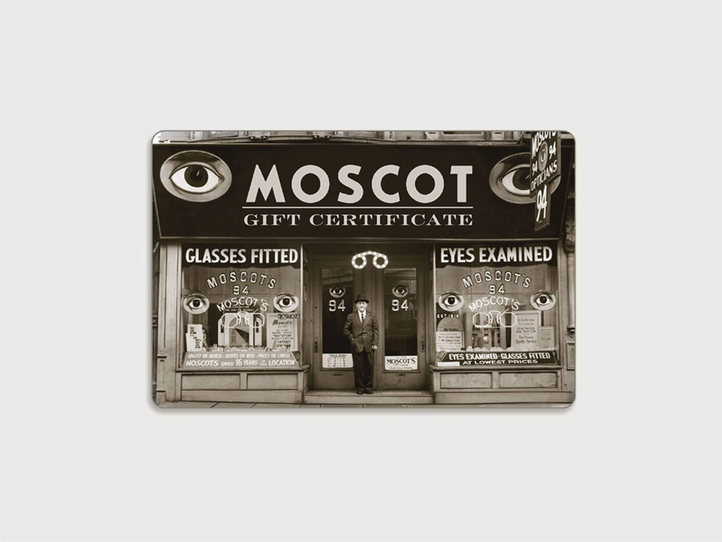 MOSCOT Gift Card - Perfect for Birthdays, Holidays & Special Occasions | Online Shopping & Digital Gifts