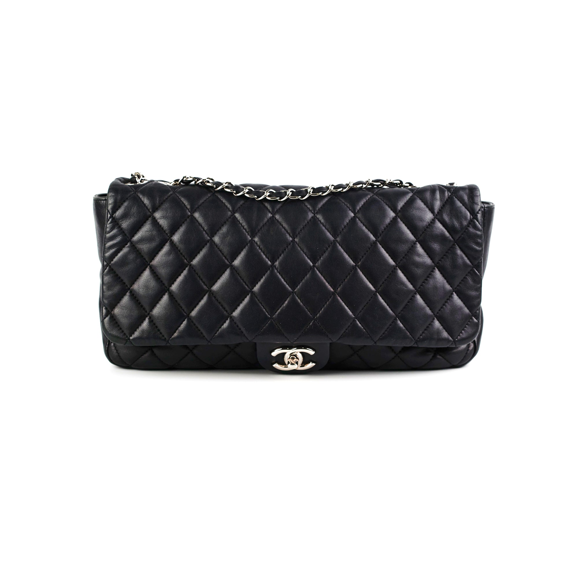 Chanel Classic Flap Bag Black Leather Shoulder Bag for Women - Perfect for Evening Parties, Date Nights & Luxury Fashion Accessories