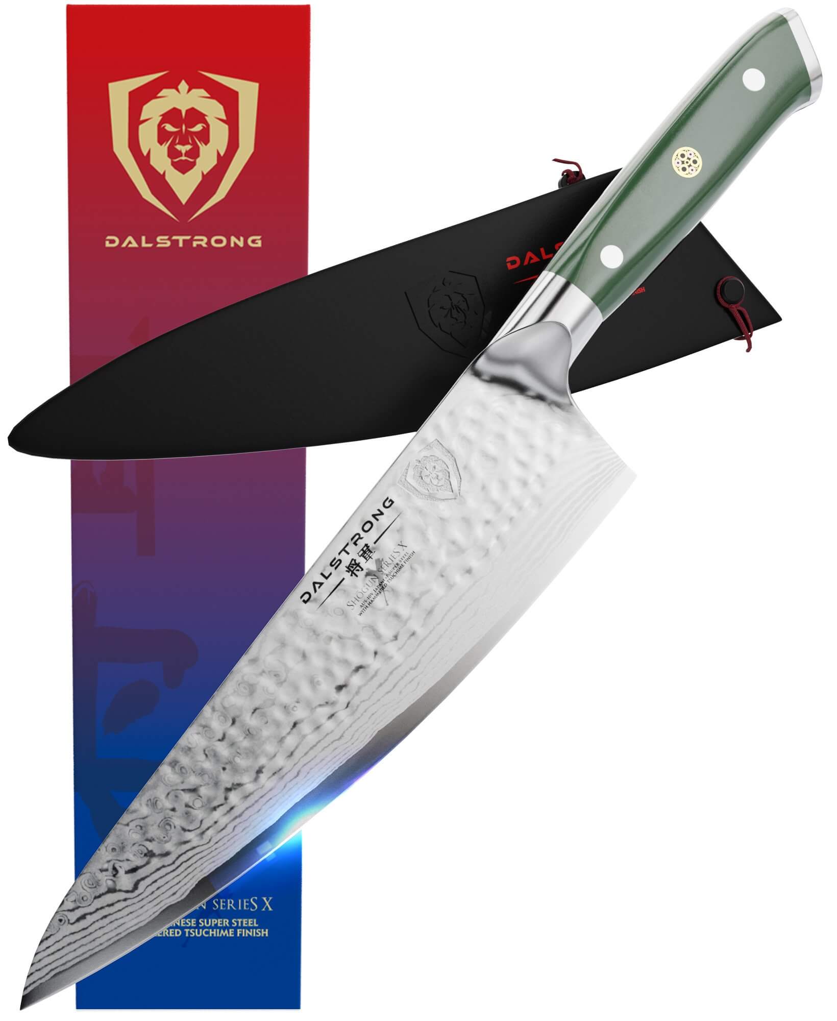 Premium 8-Inch Chef's Knife - Shogun Series X with Colored ABS Handle by Dalstrong | Professional Kitchen Knife for Slicing, Dicing & Chopping | Perfect for Home Cooks & Professional Chefs