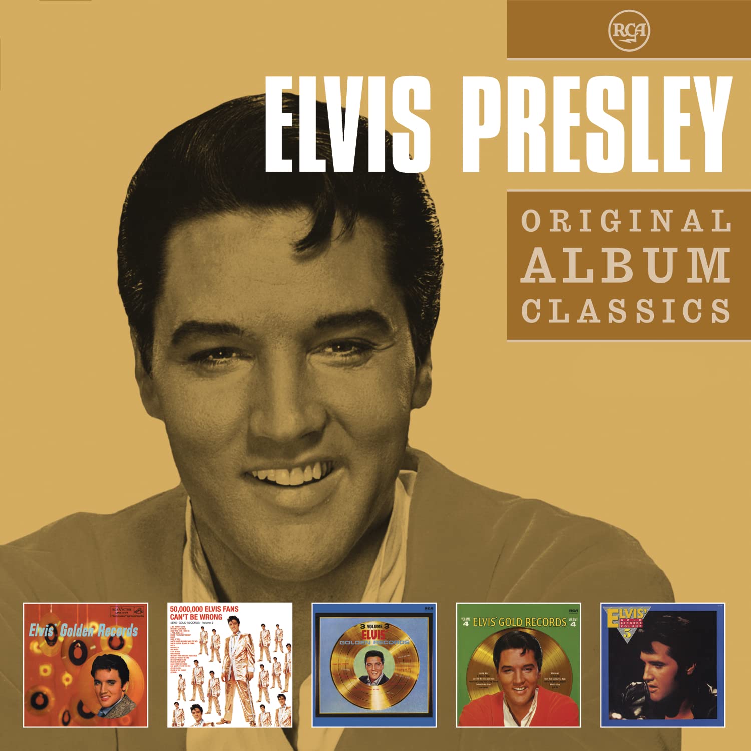 Elvis Gold Records Vol. 1 & 2 - Original Album Classics Slipcase Collection | Vintage Vinyl Records for Music Collectors & Home Decor | Perfect for Elvis Fans, Record Collectors & Retro Music Lovers