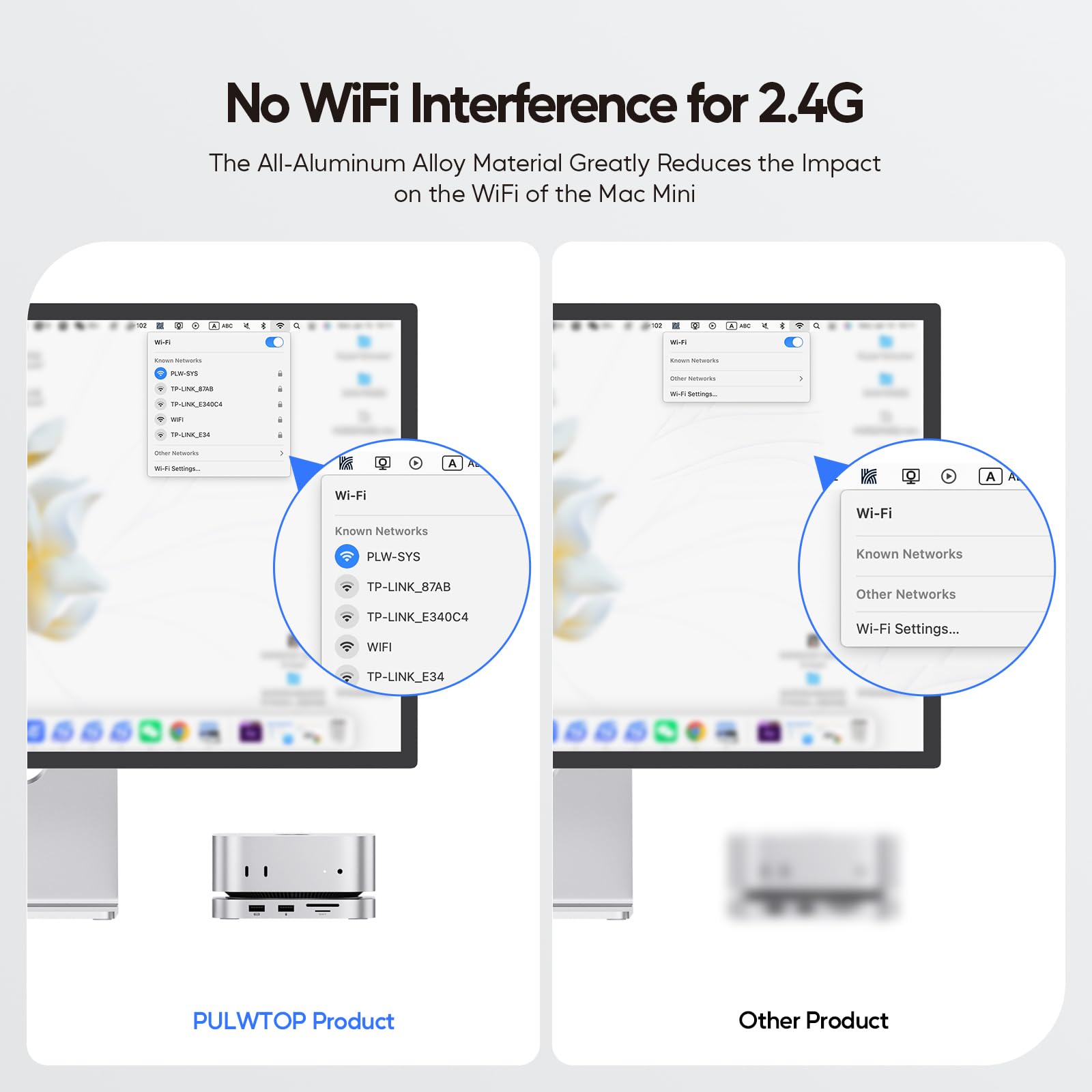 Mac Mini M4 Hub Stand with 4TB M.2 SSD Enclosure (SSD Not Included) - Mac Mini M4/M4 Pro Dock with HDMI 4K 60Hz, USB C Hub for 2024 Mac Mini - 3 USB A 2.0 Ports, SD/TF Card Reader, 3.5mm Audio Jack - Perfect for Home Office, Gaming & Media Center Setup