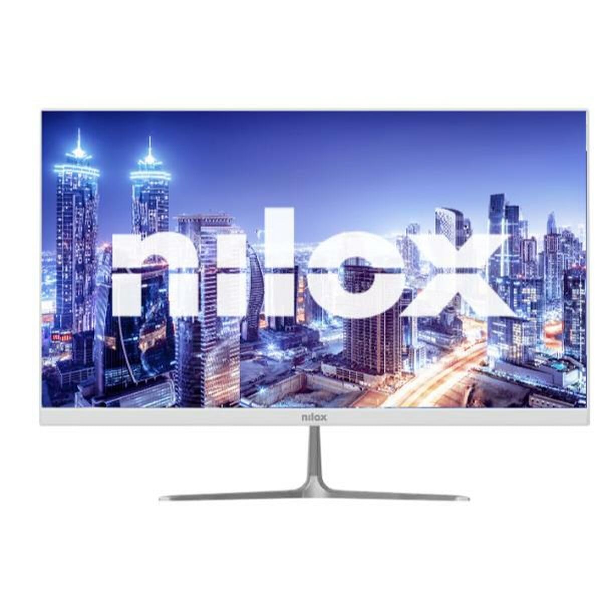 Nilox NXM24FHD01W 24 Inch Full HD Monitor - Ultra-Thin Bezel, 75Hz Refresh Rate for Home Office, Gaming & Entertainment