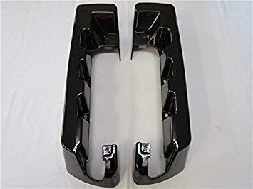 Mutazu Hard Saddlebag Extensions for 2014-2023 Harley Touring Models - No Cut Installation, Durable Motorcycle Luggage for Long Rides & Road Trips