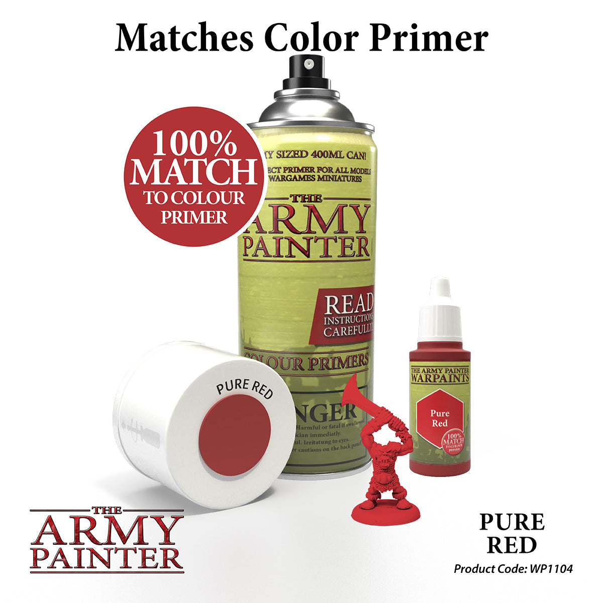 Warpaints: Pure Red - High-Quality Vegan Face & Body Paint for Cosplay, Halloween & Theater Makeup | Safe, Long-Lasting & Vibrant Color