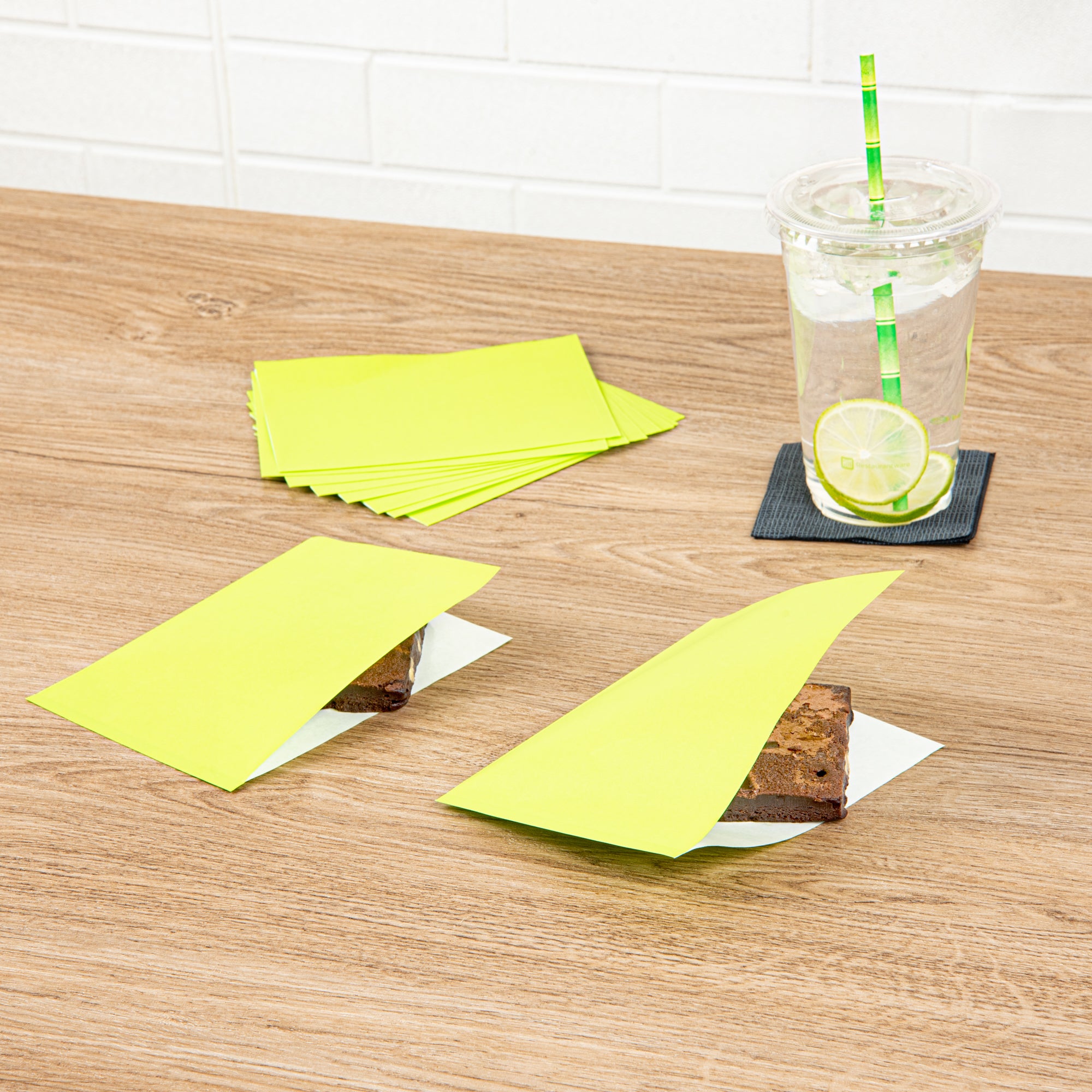 Eco-Friendly Greaseproof Paper Bags - Small Double Open Design (6.25