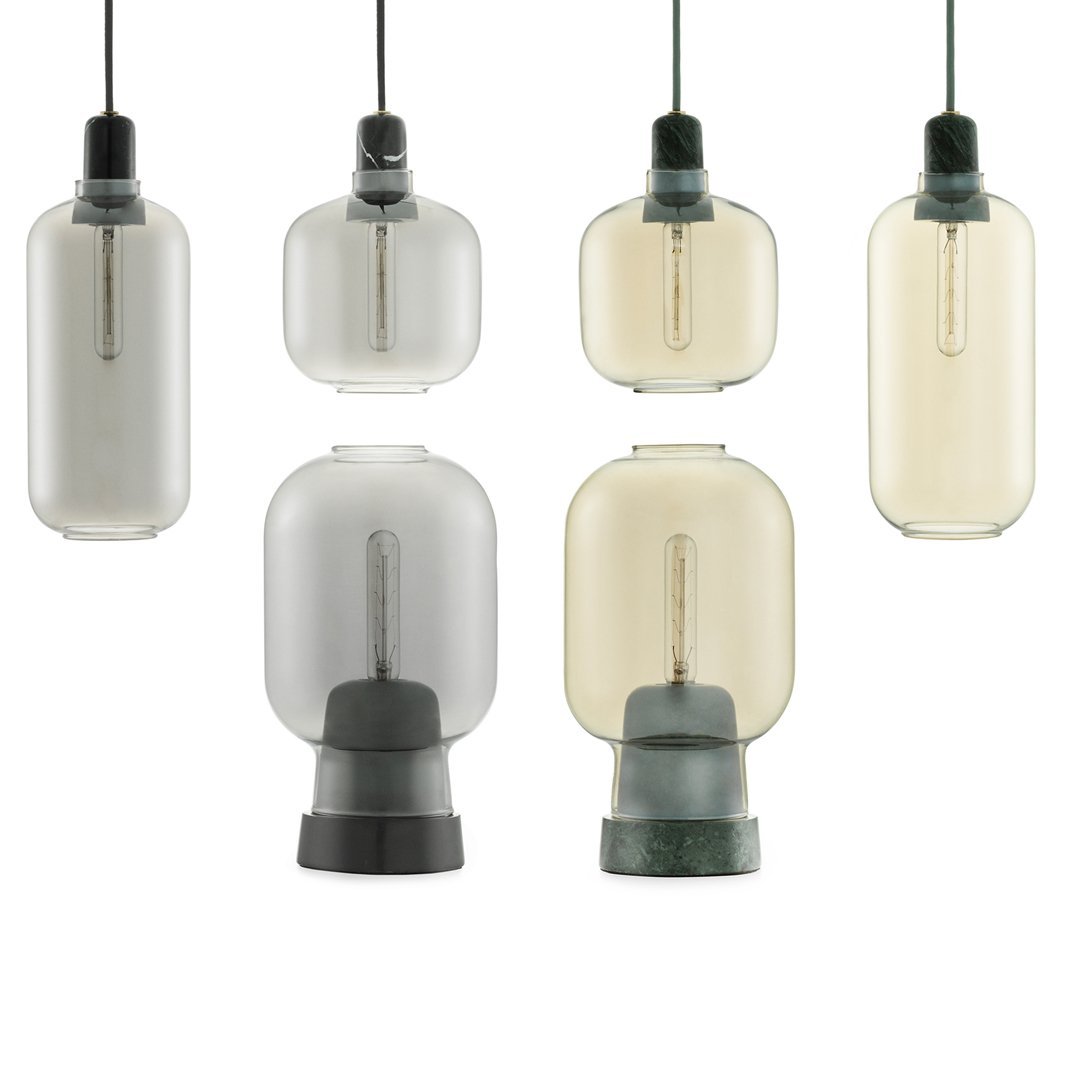 Modern Amp Pendant Lamp - Industrial Style Hanging Light Fixture for Kitchen Island, Dining Room & Bedroom Lighting | Dimmable Edison Bulb Compatible