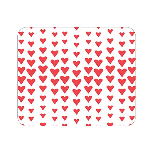 Falling Hearts Red / White