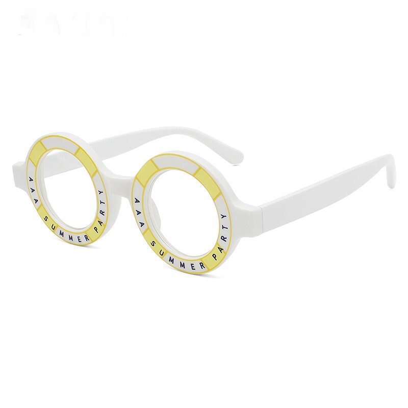 Blue Light Blocking Glasses for Women & Men - Round Anti-Glare Computer Glasses with Prescription Lens Frames - Reduce Eye Strain for Work, Gaming & Screen Time
