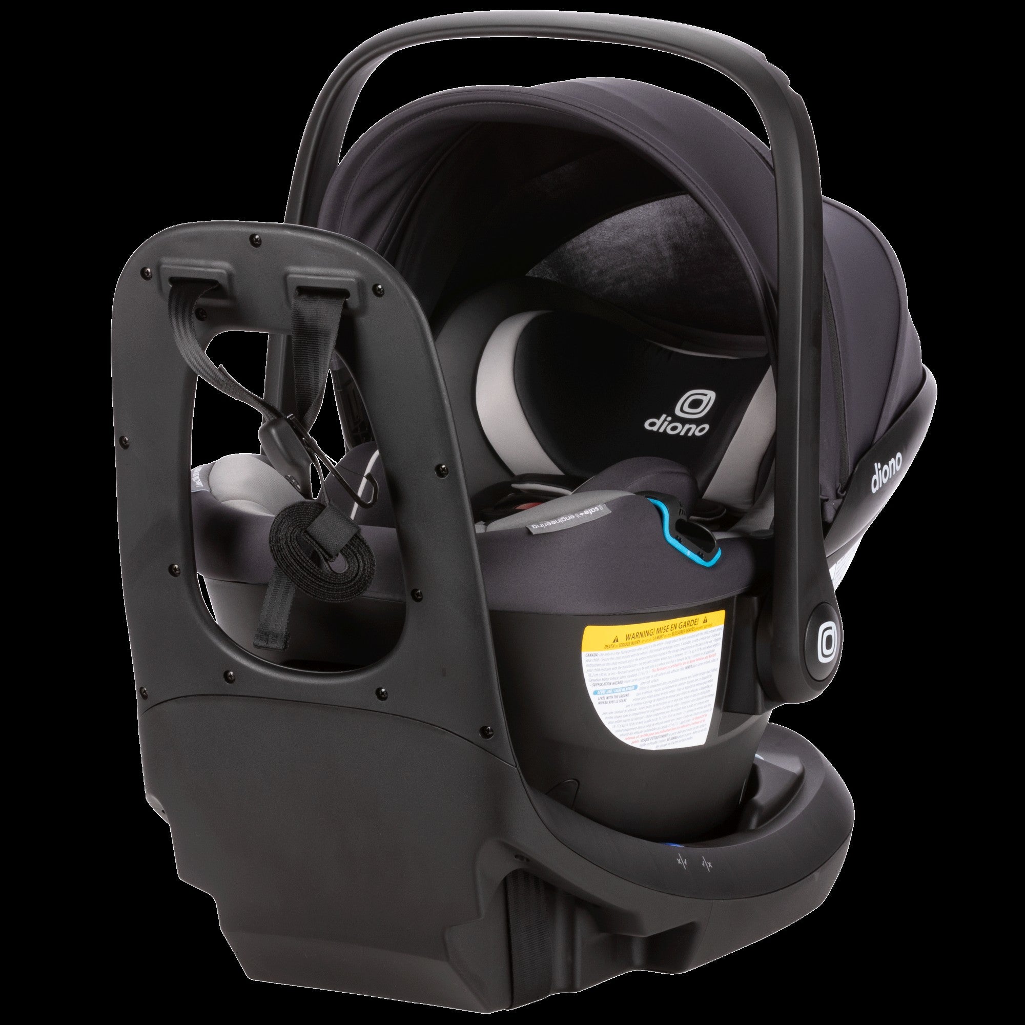 Diono LiteClik 30 RXT SafePlus Infant Car Seat - Lightweight & Safe Baby Car Seat for Newborns to Toddlers | Perfect for Travel, Daily Commute & Family Road Trips