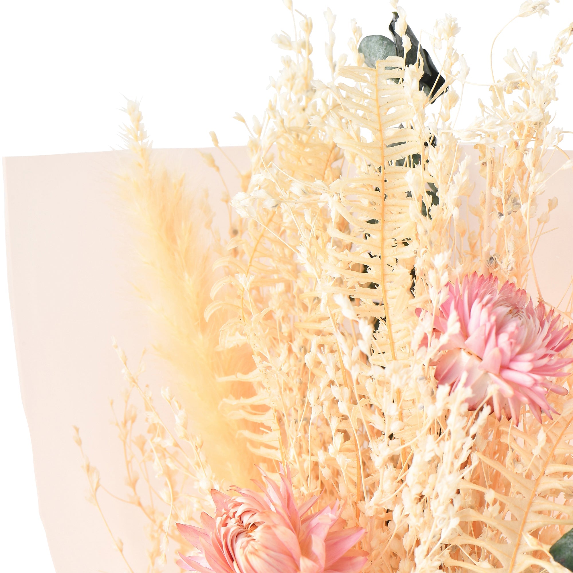 Premium Dried Flower Bouquet Mix - Small Natural Floral Arrangement for Home Decor, Wedding Centerpieces & DIY Crafts