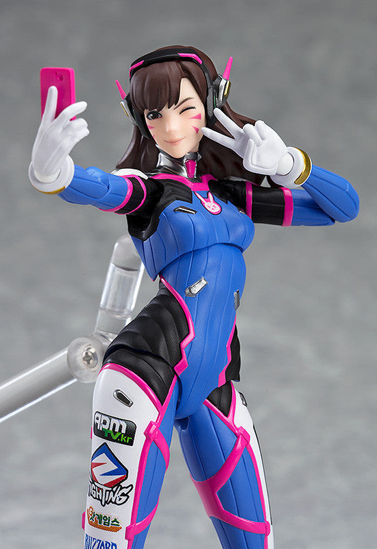 Figma #408 D.Va Overwatch Action Figure - Collectible Anime Model for Gamers & Fans | Perfect for Display, Cosplay & Gift Giving