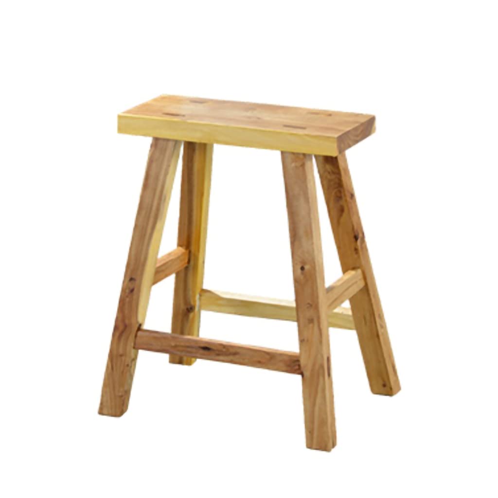 Solid Wood Bar Stools & Small Benches - Adjustable Height, Multiple Sizes for Kitchen, Dining Room & Entryway - Perfect as Shoe Changing Stool, Low Stool or High Stool for Home Decor