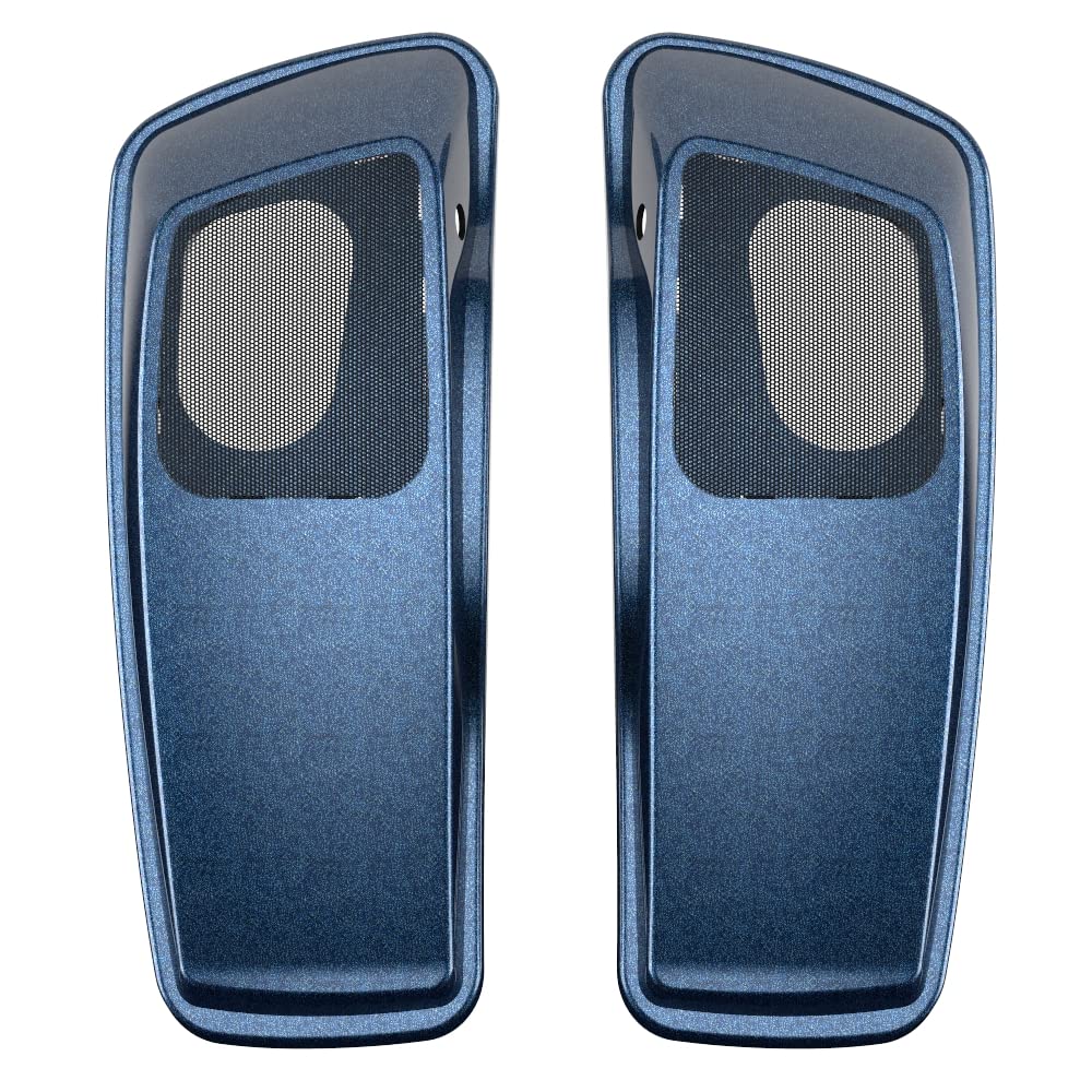 Premium 6X9 Saddlebag Speaker Lids for 2014+ Harley Davidson Touring Bikes - Color Matched Replacement Covers - Perfect for Road Trips & Music Lovers