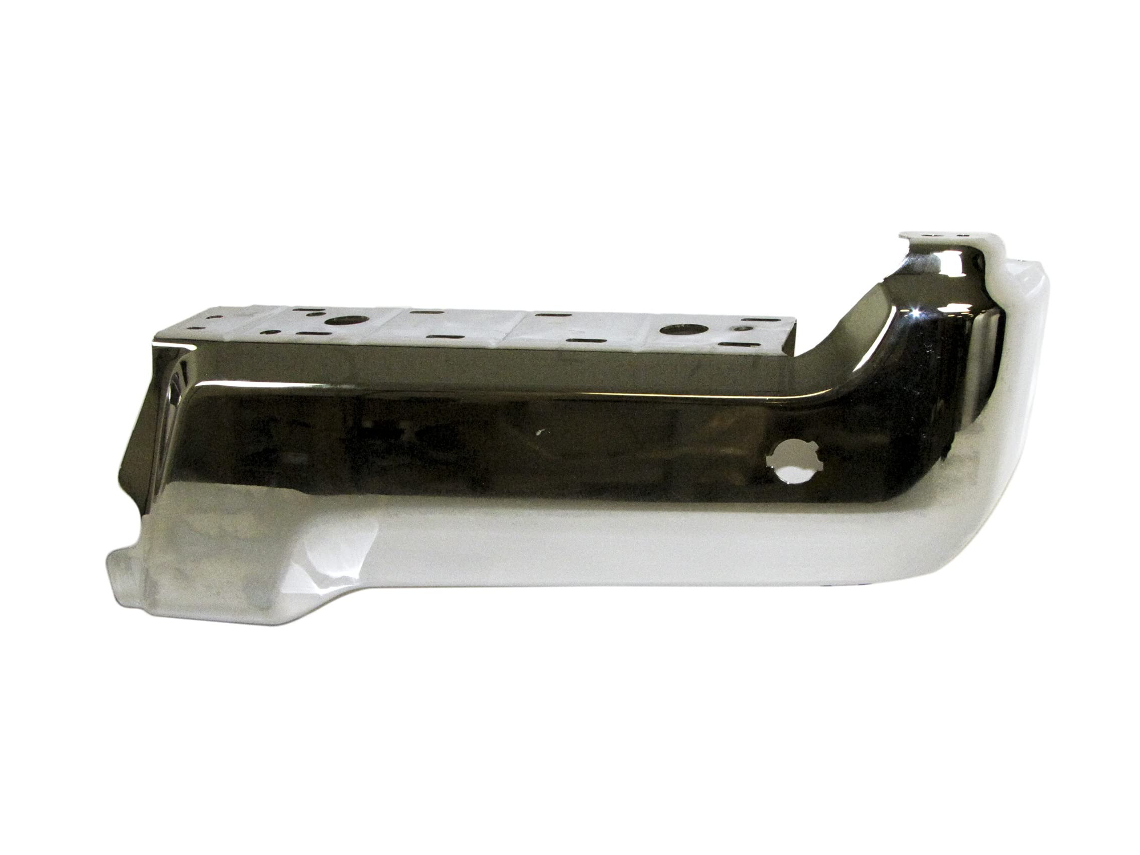 FO1102387 Right Rear Chrome Bumper End with Sensor Holes - Compatible with [Vehicle Models] | Durable & Stylish Upgrade for Enhanced Safety & Appearance | Perfect for Parking Assistance & Vehicle Protection