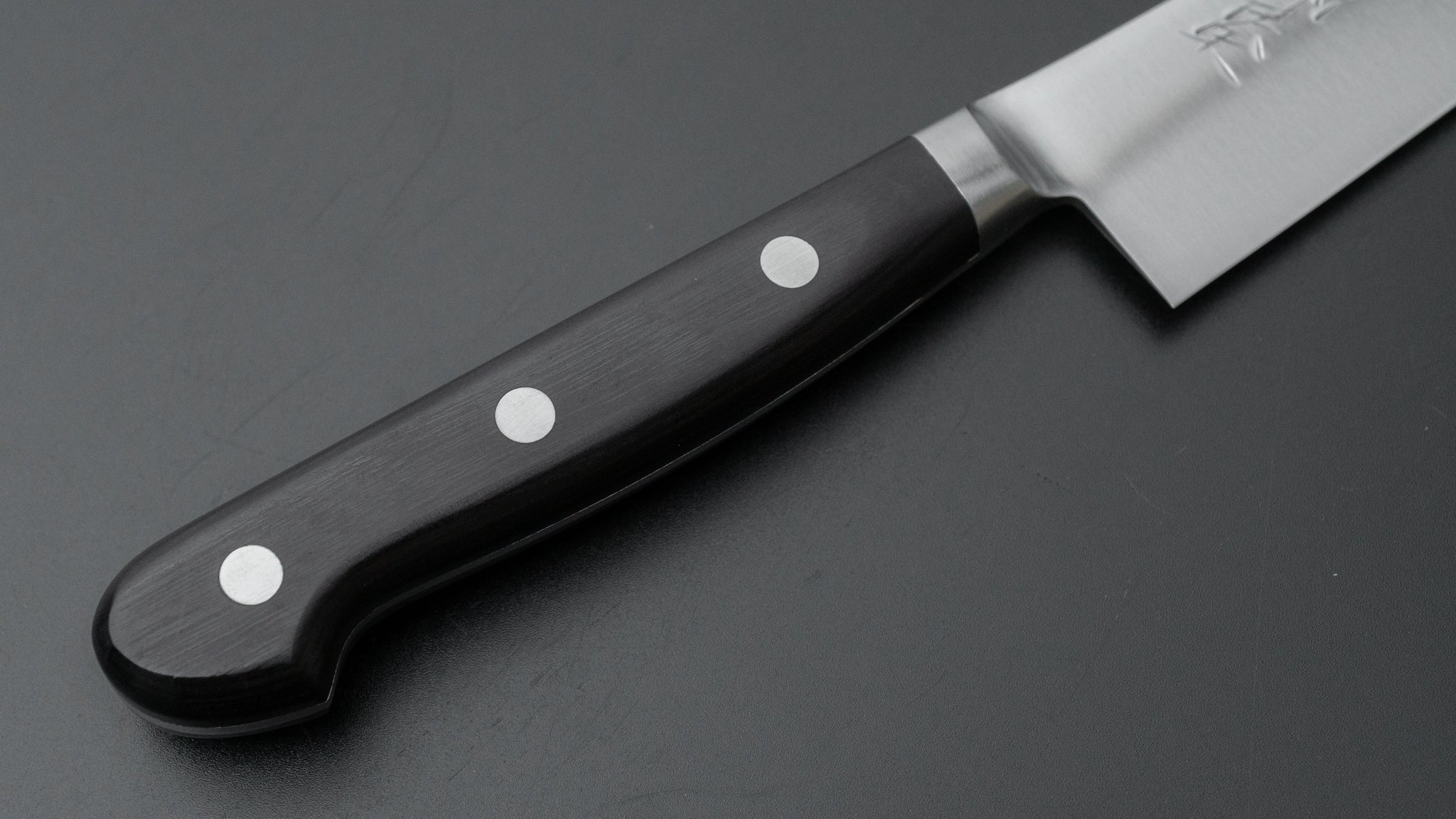 Hitohira Imojiya Blue #2 Stainless Clad Petty Knife 150mm - Japanese Chef Knife with Pakka Wood Handle for Slicing, Peeling & Precision Kitchen Tasks