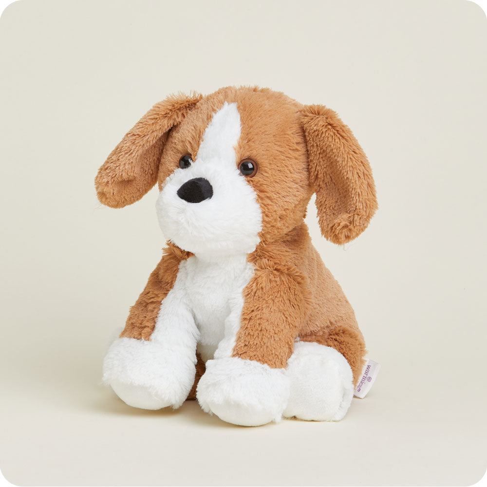 Weighted Heated Beagle Stuffed Animal - Warmies Plush Toy for Anxiety Relief & Comfort - Perfect for Kids, Adults & Stress Relief at Home or Travel