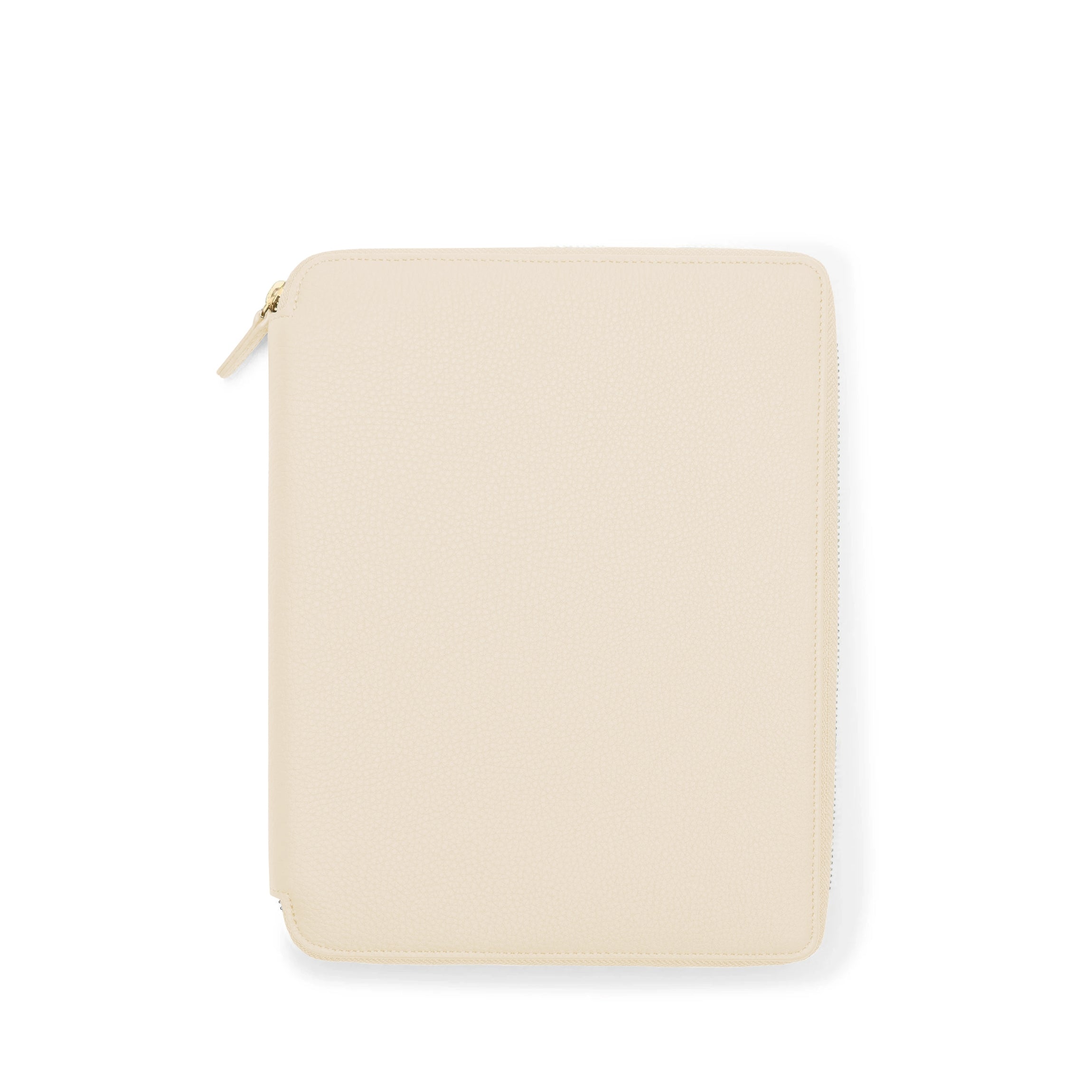 B5 Zippered Spiral Notebook - 100 Sheets College Ruled Composition Book, Durable Cover for School, Office & Journaling - Sand Color (Perfect for Note Taking, Planning & Sketching)