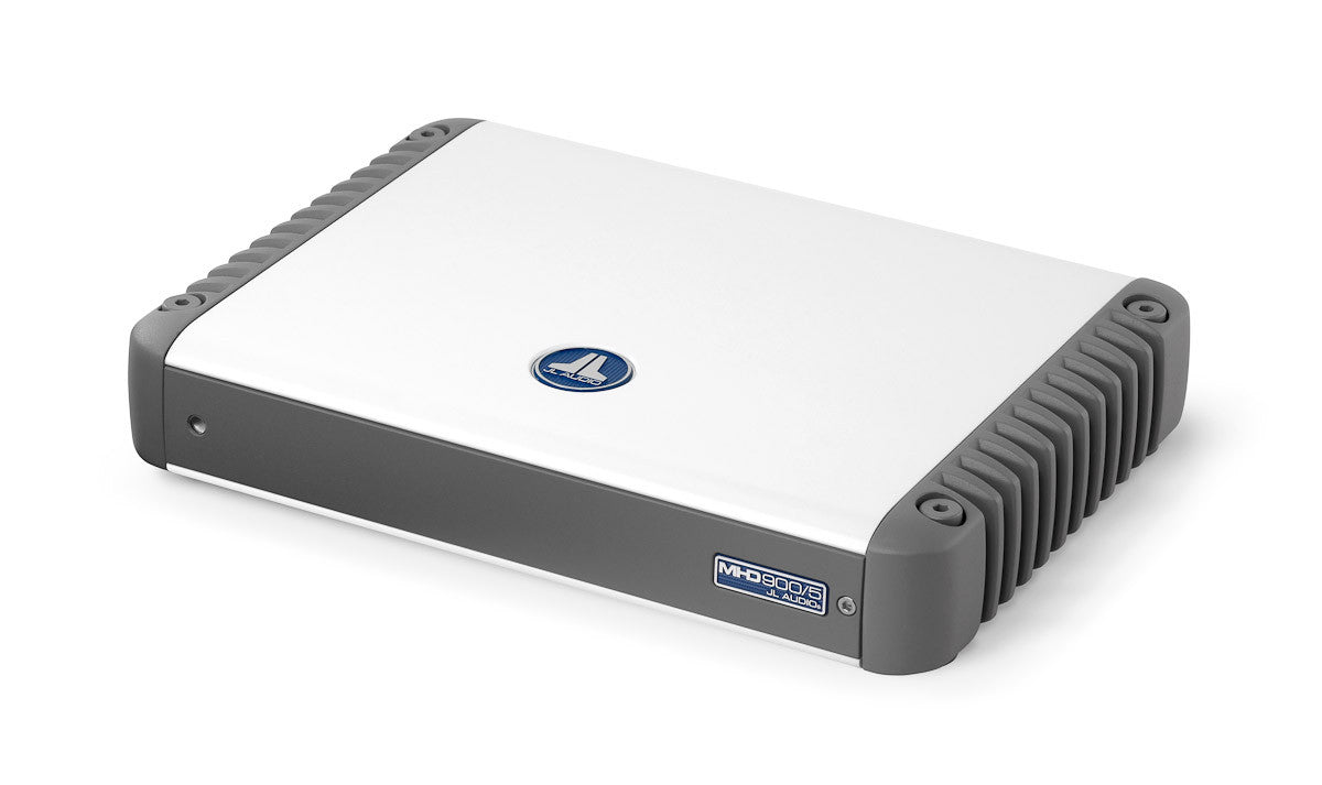 JL Audio MHD900/5 5-Channel Class D Marine Amplifier - Full Range Power for Boats, Watercraft & Outdoor Audio Systems | Perfect for Marine Stereo Upgrades & Waterproof Audio Installations