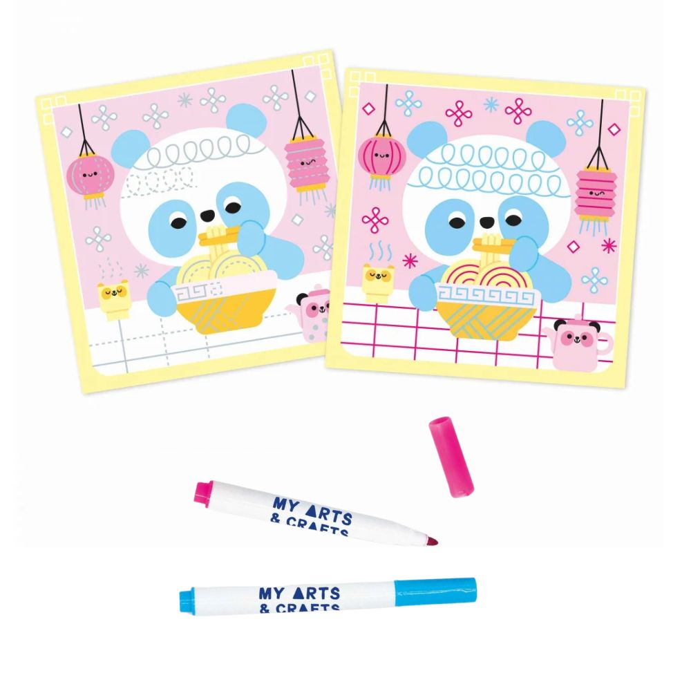 Janod Kids Craft Kit for Ages 5+ - Creative Drawing & Art Set for Children - Perfect for Birthday Gifts, Classroom Activities & Home Art Projects