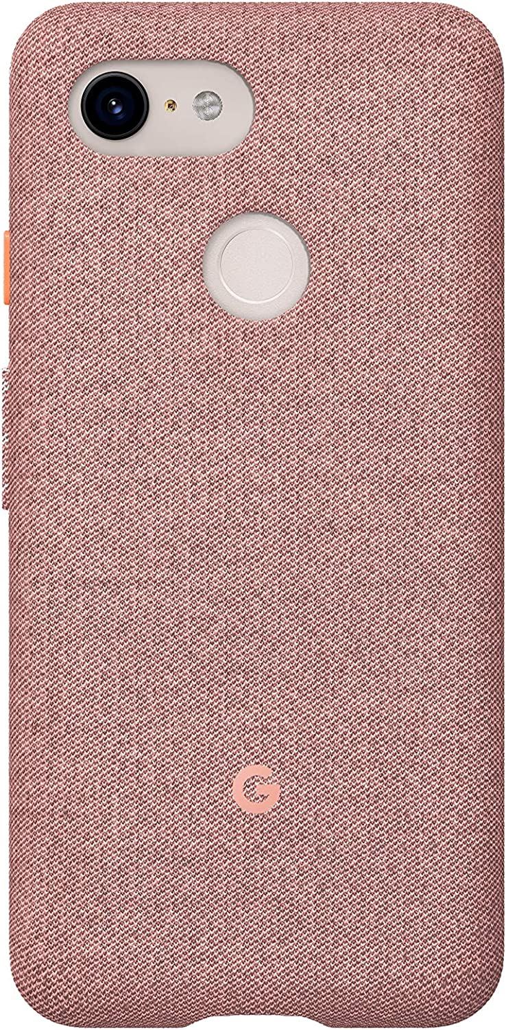 Google Pixel 3 XL Fabric Case - Soft Pink Moon Protective Cover - GA00500 - Perfect for Everyday Use & Travel Protection