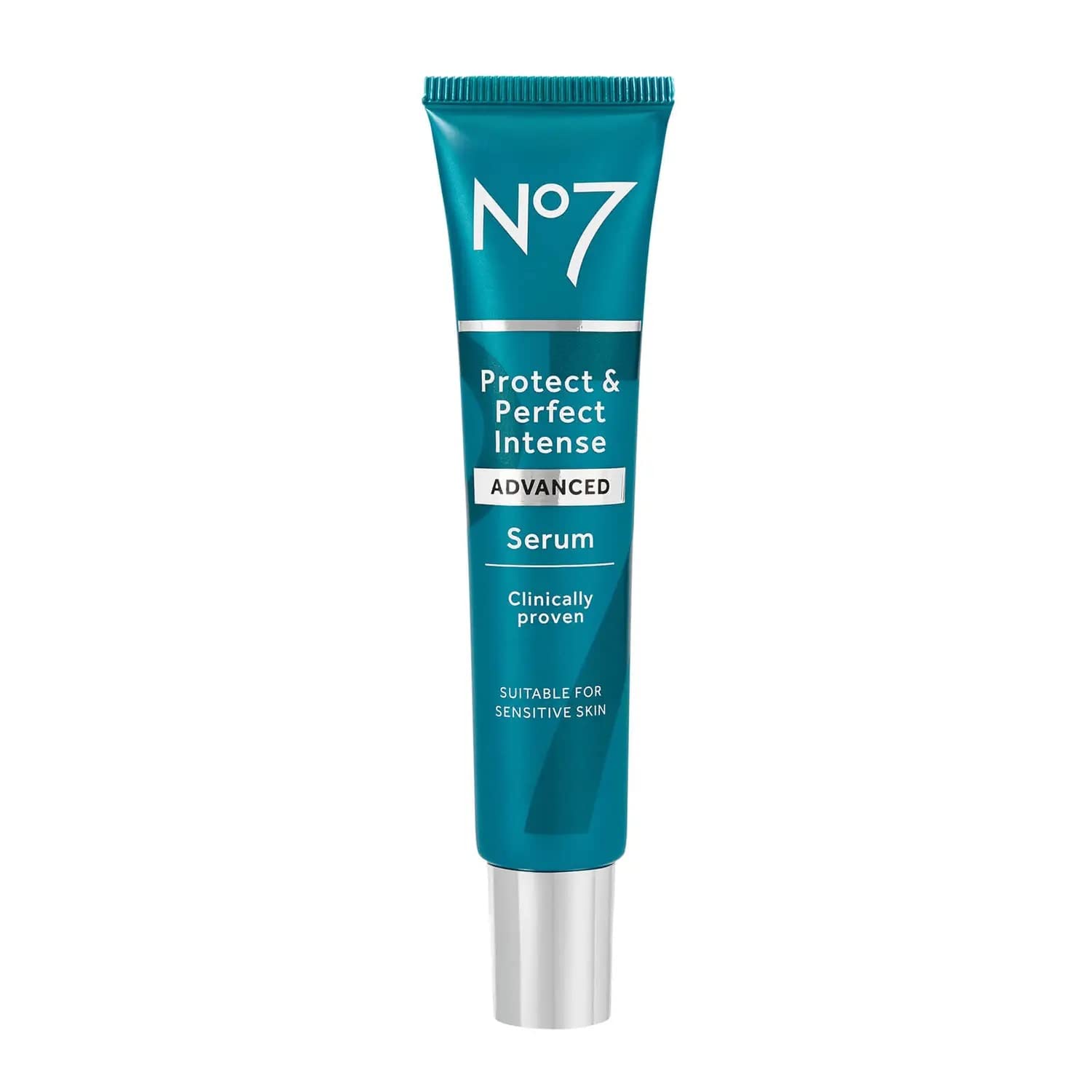 No7 Protect & Perfect Intense Advanced Anti-Aging Serum - Rice Protein & Alfalfa Complex for Fine Lines & Wrinkles - Matrix 3000+ Technology - 30ml Facial Serum for Day & Night Skincare Routine