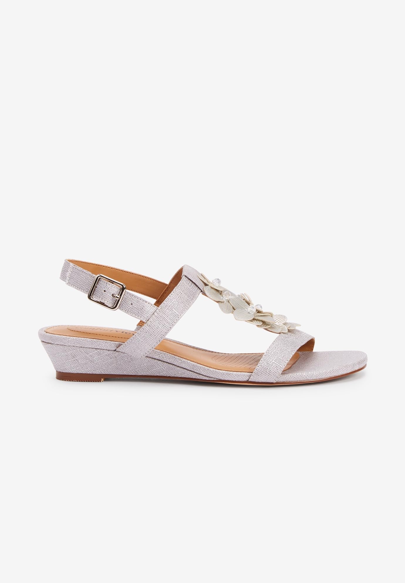 Comfortview Women's Wide Width The Carina Slingback - Comfortable & Stylish Low Heel Shoes for Work, Office & Dressy Occasions