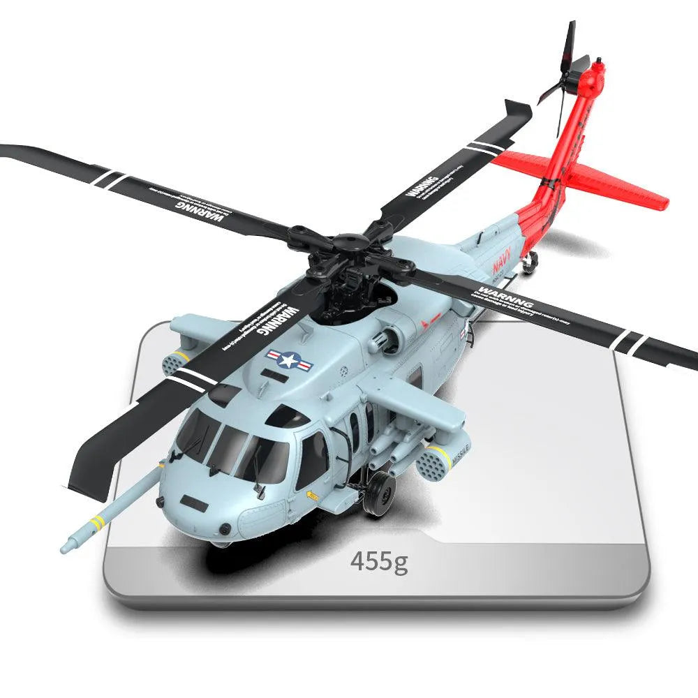 Yuxiang F09 Black Hawk 1/47 Scale RC Helicopter - 2.4G 8CH Remote Control, 6-Axis Gyro, GPS, 5.8G FPV Transmission - Perfect for Outdoor Flying, Aerial Photography & RC Hobbyists
