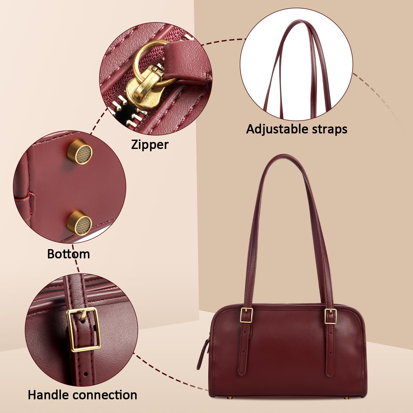 Stylish Crossbody Swing Bag with Secure Zip Closure - Trendy Shoulder Purse for Women, Perfect for Daily Use, Travel & Shopping