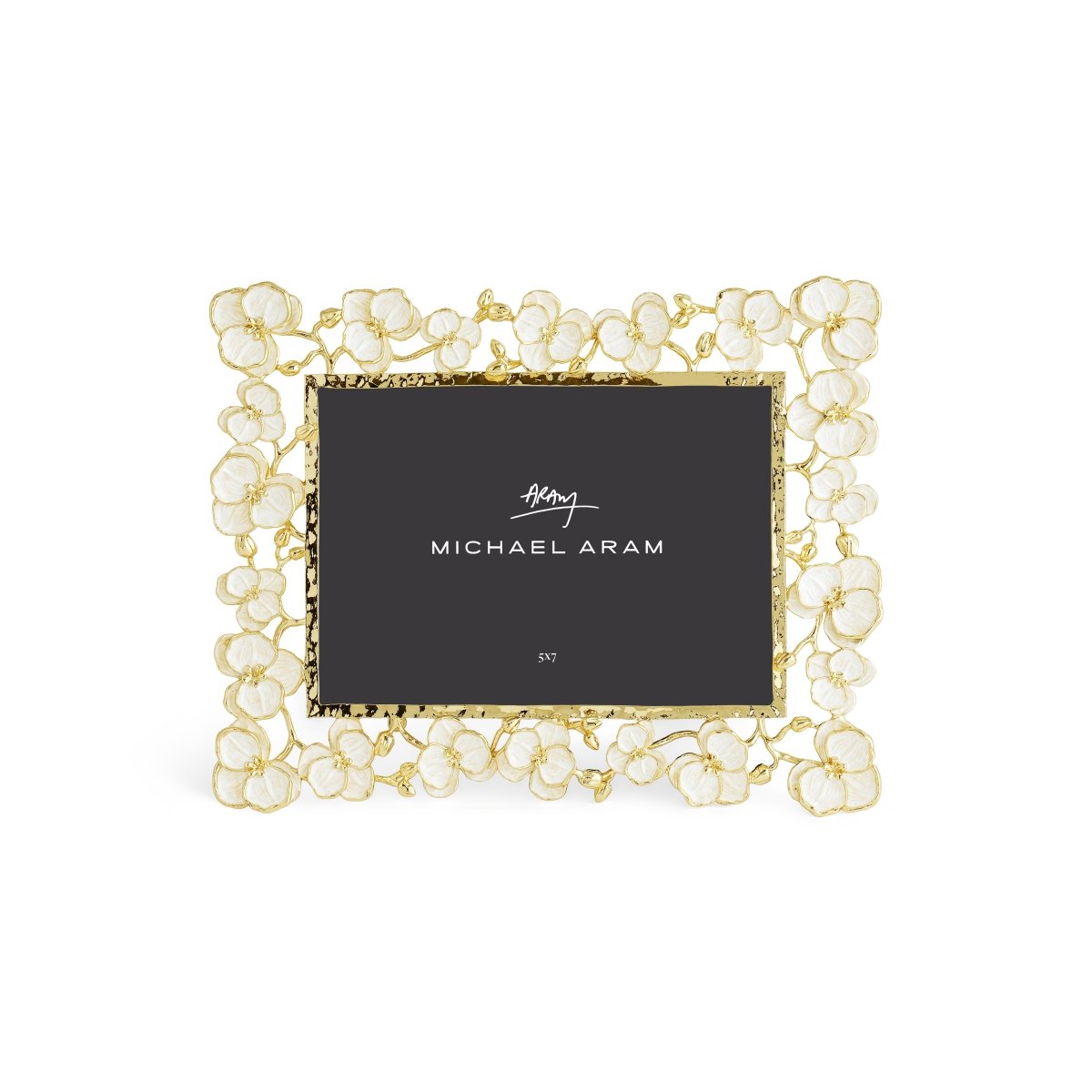 Elegant Orchid Sculpted 5x7 Photo Frame - Perfect for Wedding Photos, Home Decor & Gift Giving