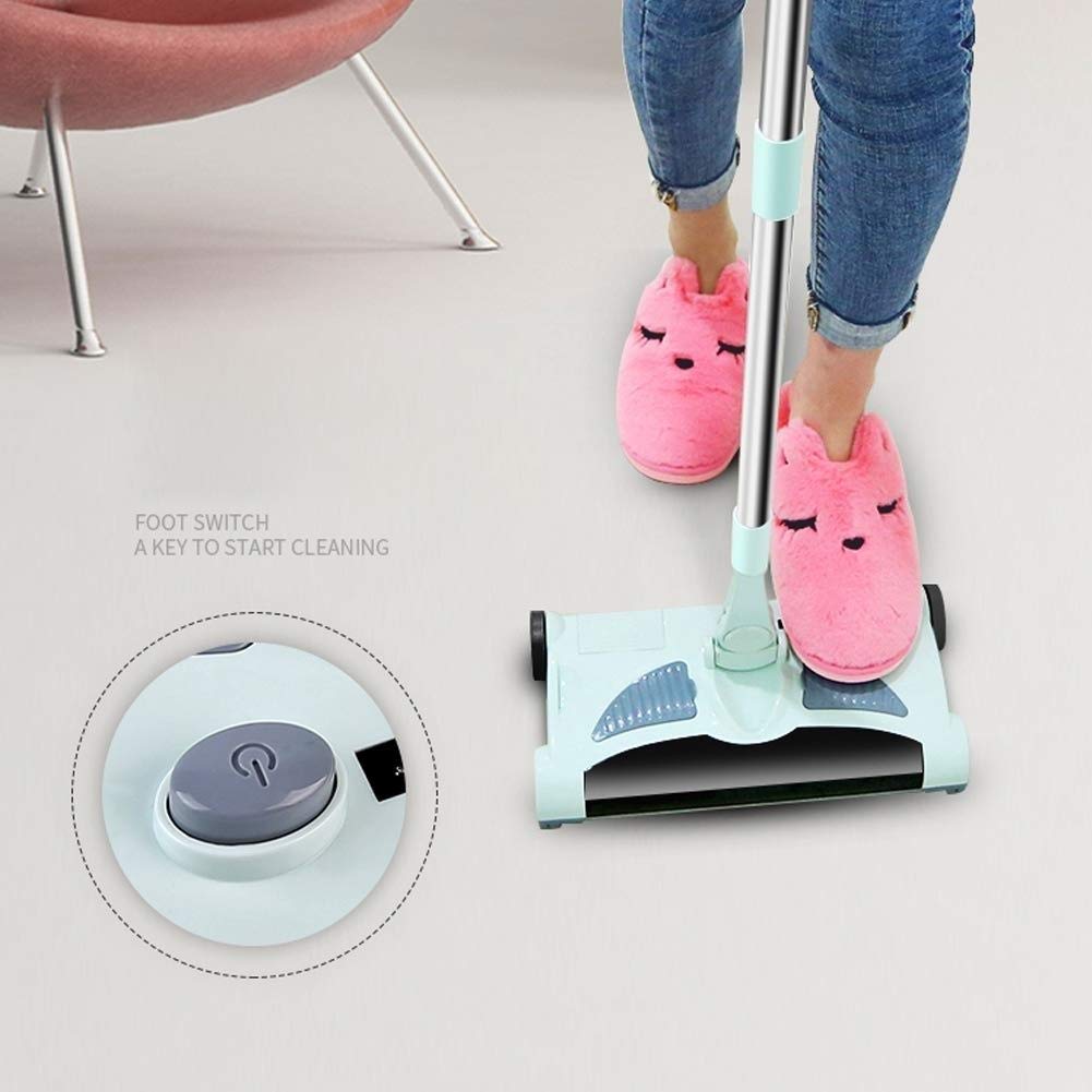 **Rechargeable Cordless Electric Mop - Powerful Floor Cleaner & Scrubber for Hardwood, Tile & Carpet | Handheld Vacuum & Polisher for Home & Car Cleaning**
