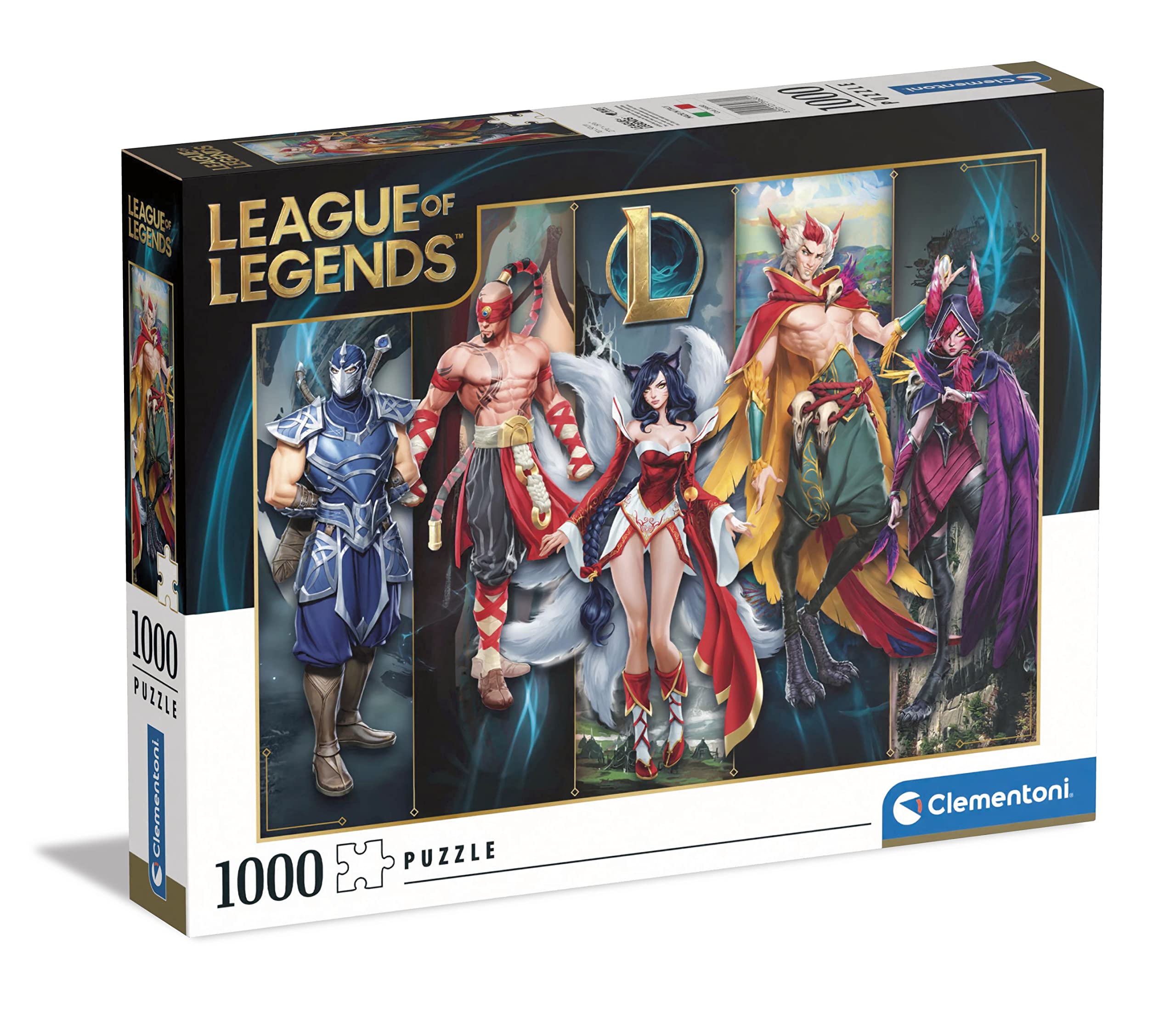 Clementoni 1000-Piece Puzzle LOL League of Legends Arcane Netflix Series (39680) - Perfect for Gamers, Collectors & Home Decor