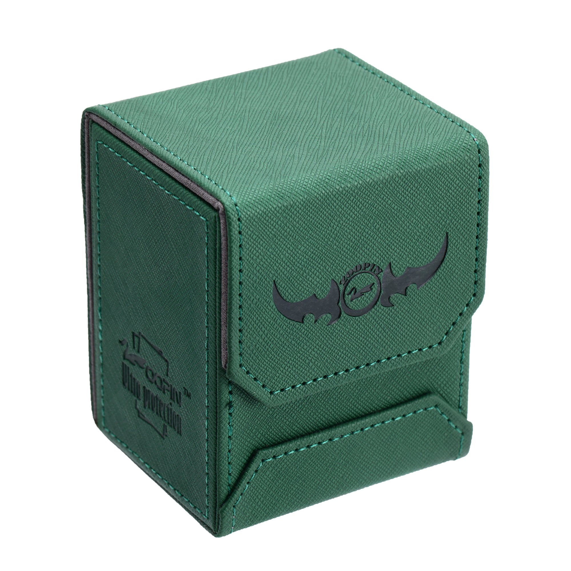 Premium Leather Deck Box for MTG, Yugioh, Pokemon & TCG Cards - Holds 80 Sleeved or 150 Unsleeved Cards - Perfect for Collectible Card Storage, Game Nights & Travel Accessories
