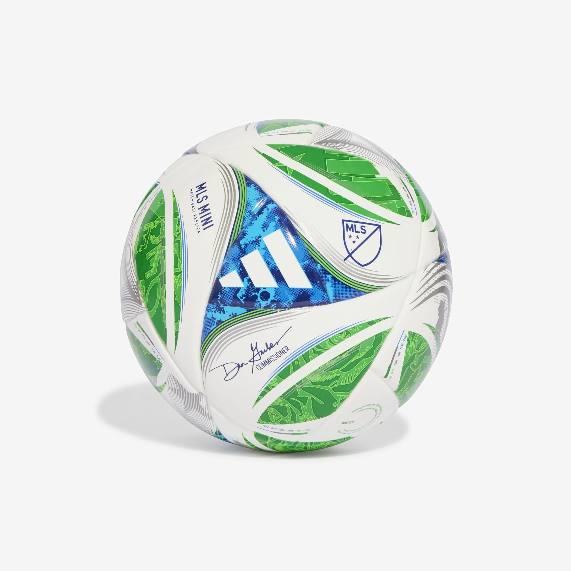 adidas MLS 25 Mini Soccer Ball - Official Size 1 Training Ball for Kids & Youth - Perfect for Indoor/Outdoor Practice, Backyard Games & Soccer Gifts