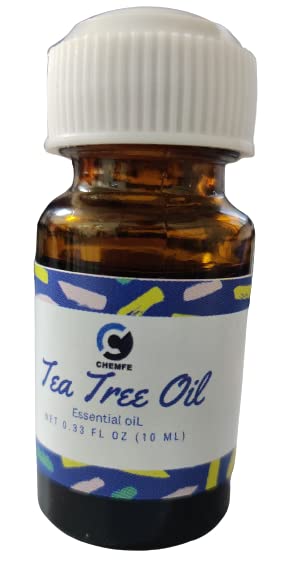 100% Pure Tea Tree Essential Oil for Skin, Hair & Nails - Natural Antiseptic & Acne Treatment - Perfect for Aromatherapy, DIY Beauty & First Aid