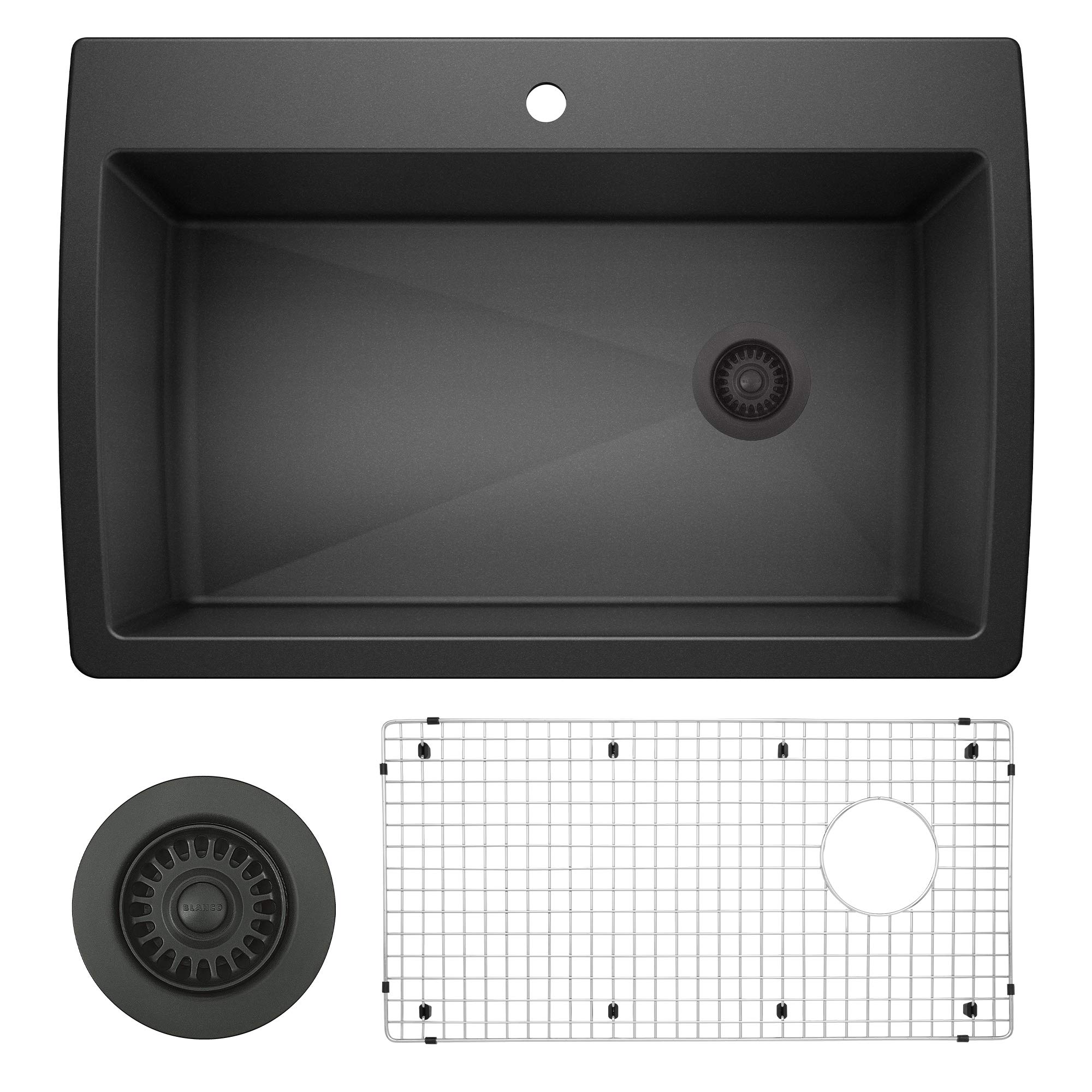 Stainless Steel Kitchen Sink with Strainer & Accessories - 33x22 Inch Undermount Double Bowl Sink for Modern Home Kitchen Renovation & Dishwashing