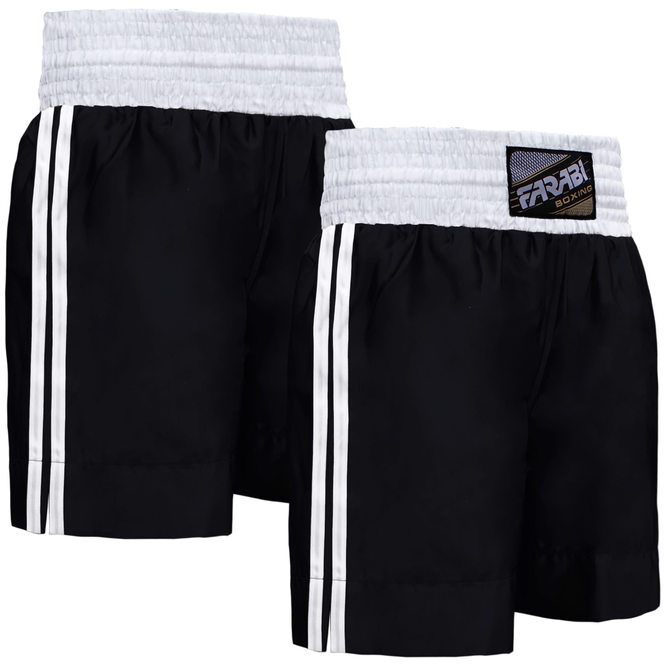 Farabi Sports Boxing Shorts for Men & Women - Breathable Training Shorts for Boxing, Kickboxing, Sparring & Fitness Gym Workouts | Perfect for MMA, Muay Thai & Cardio Training