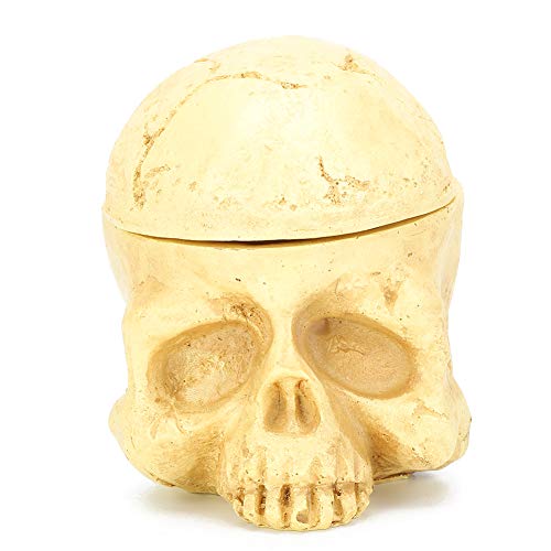 Skull Tattoo Ink Cup Holder - 7 Hole Pigment Cup Stand for Permanent Makeup & Eyelash Glue - Professional Tattoo Accessories & Supplies - Ideal for Tattoo Artists and Beauty Salons