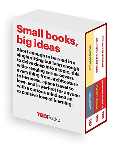 TED Books Box Set: The Science Mind - Follow Your Gut, How We'll Live on Mars, and The Laws of Medicine | Science & Psychology Collection | Perfect for Book Lovers, Students, and Gift Ideas