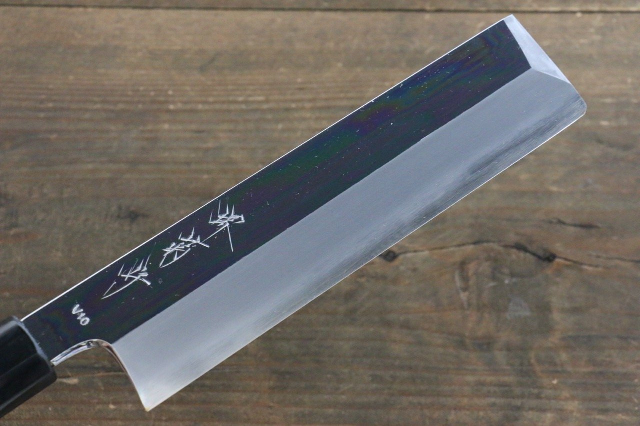 Premium Kikumori VG10 Japanese Usuba Chef Knife 180mm - Mirror Polished Blade for Sushi, Vegetables & Precision Cutting - Professional Kitchen & Home Cooking Essential