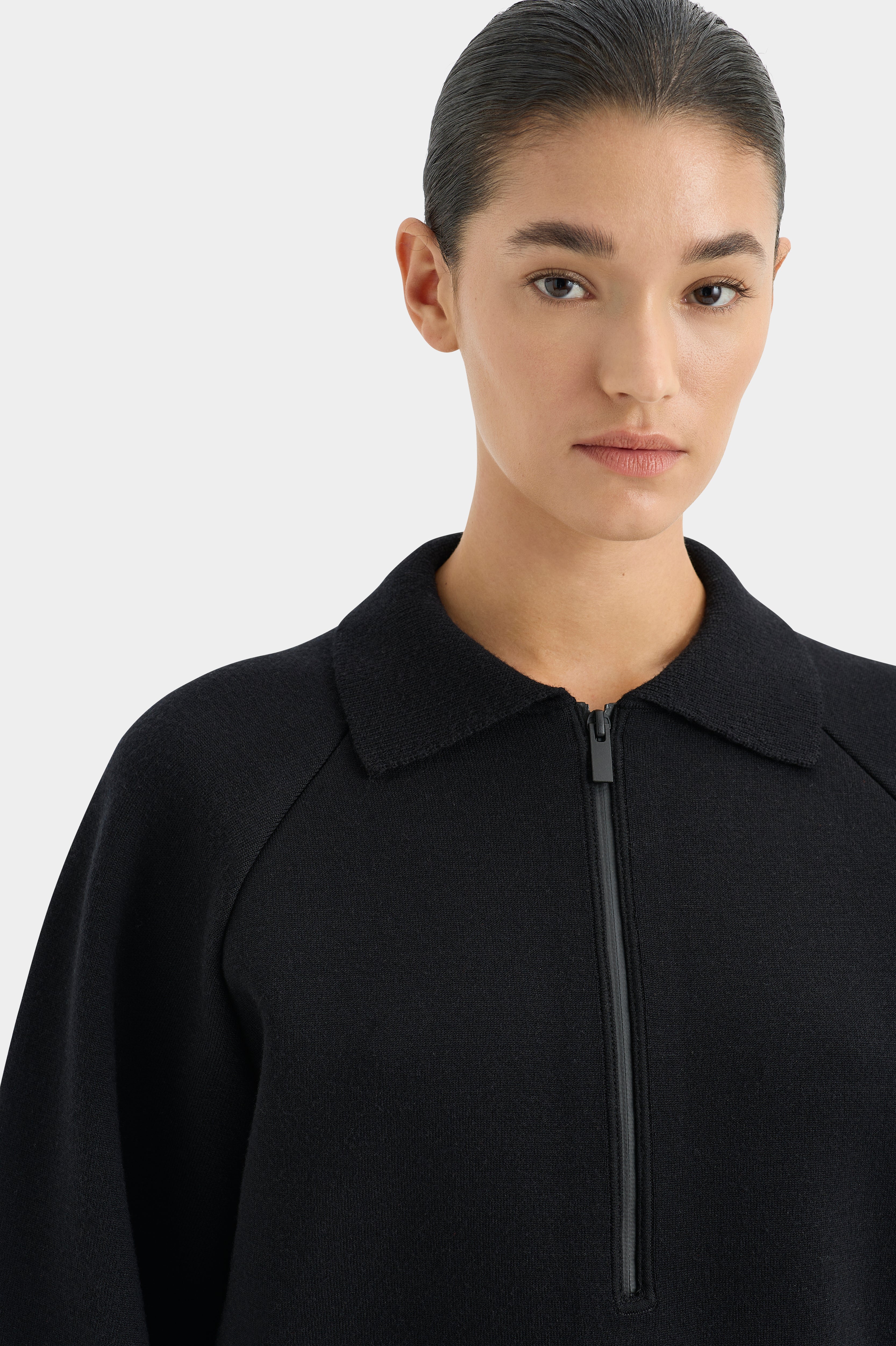 Stylish Ribbed Neck Sweater for Women - Cozy Knit Pullover for Casual Wear & Layering | Perfect for Fall & Winter Outfits