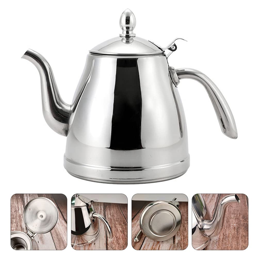 **Cabilock 1pc Stainless Steel Electric Water Kettle - Fast Boiling, Household Tea Kettle for Coffee, Tea & Hot Water - Perfect for Home, Office & Dorm Use**
