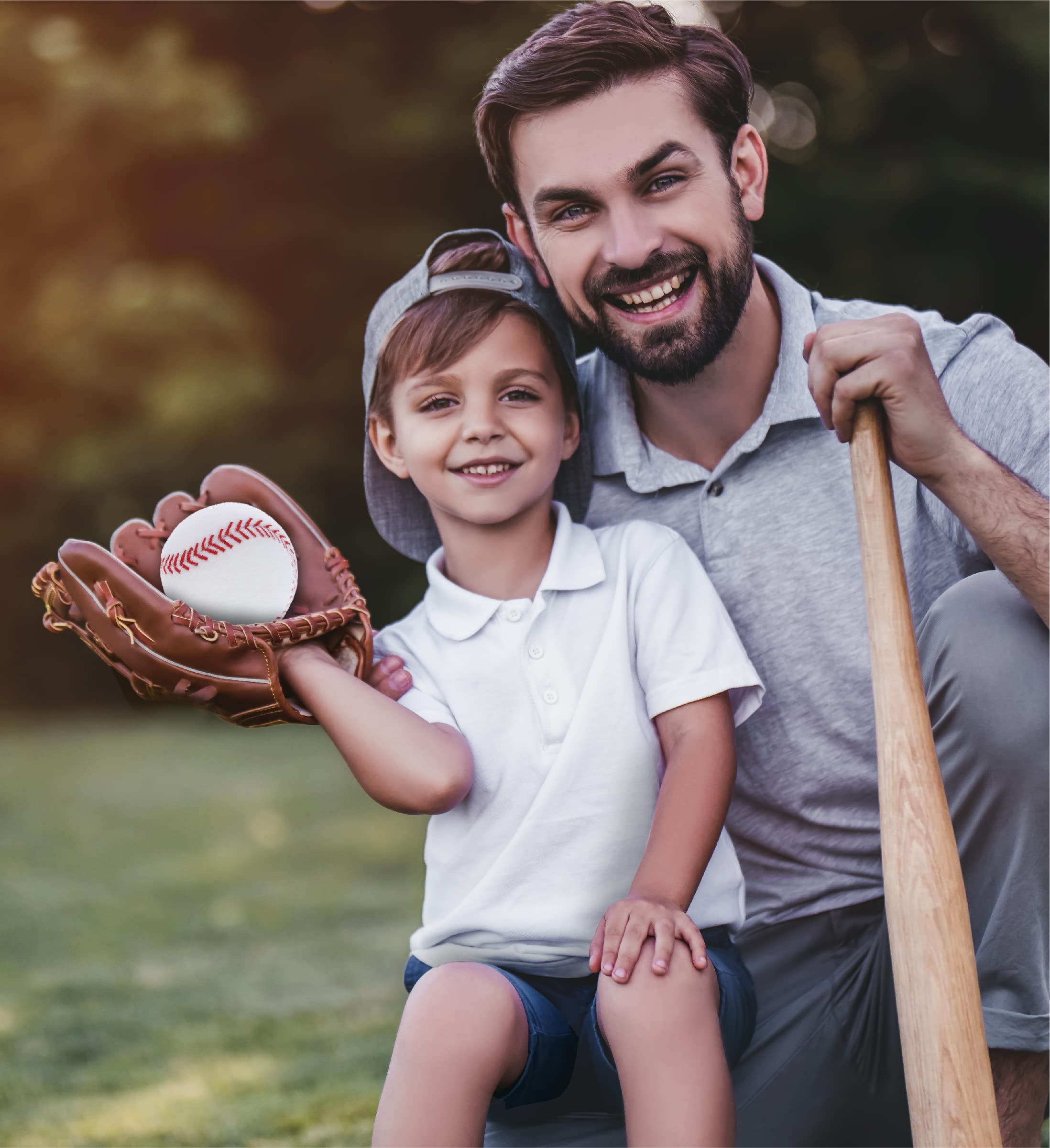 DolliBu Soft Plush Baseball Toy - 3 Inch Fluffy Stuffed Ball for Kids, Boys & Girls | Perfect for Playtime Catch, Room Decor & Gifts | Safe & Squishy for Indoor & Outdoor Fun