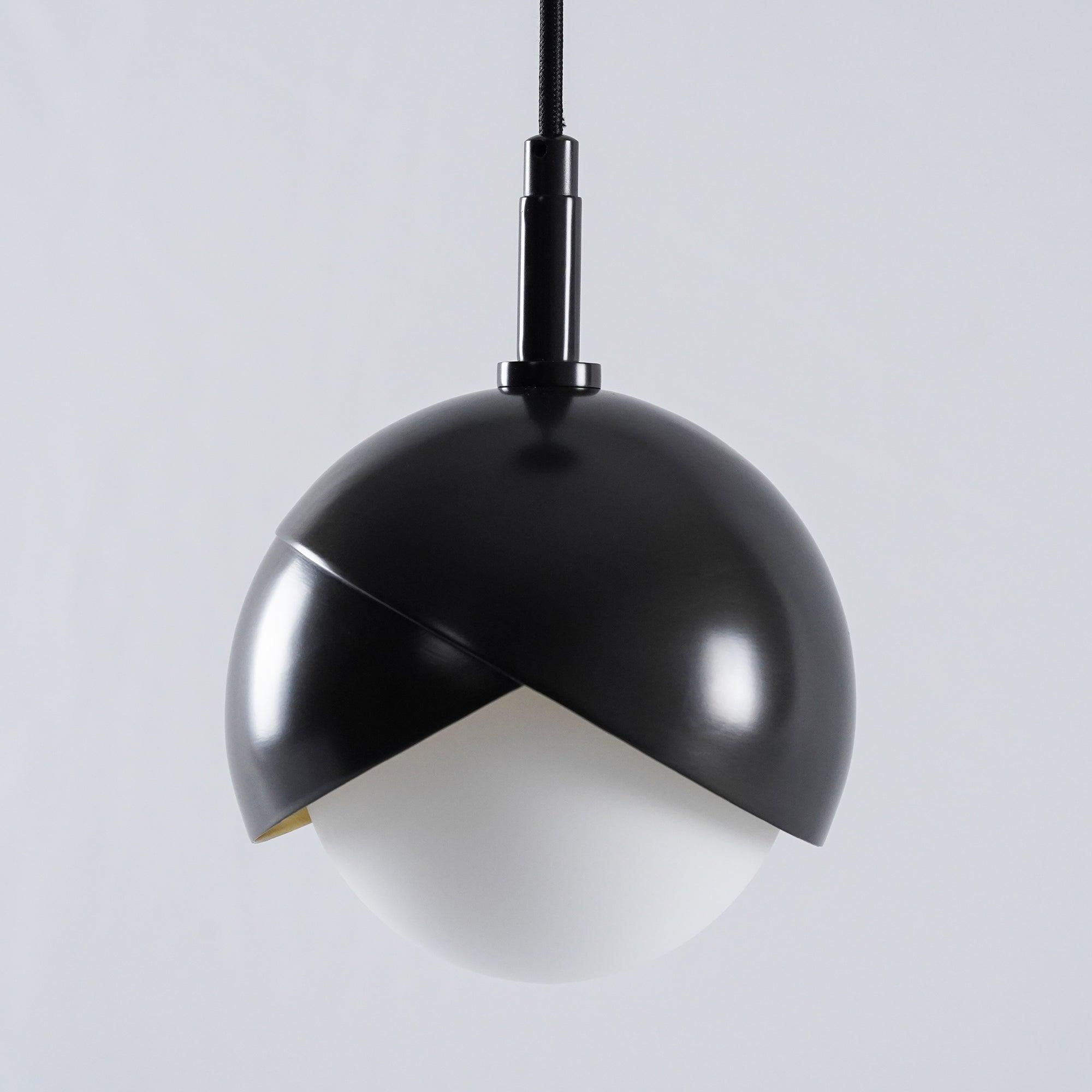 Blue Drop Pendant Light - Modern Glass Hanging Lamp for Kitchen Island, Dining Room & Bedroom Lighting | Dimmable Ceiling Fixture with Adjustable Cord
